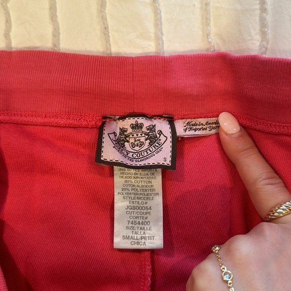 Vintage Juicy Couture Pink Sweatpants size Small - Picture 4 of 5